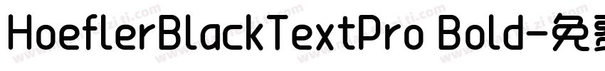 HoeflerBlackTextPro Bold字体转换